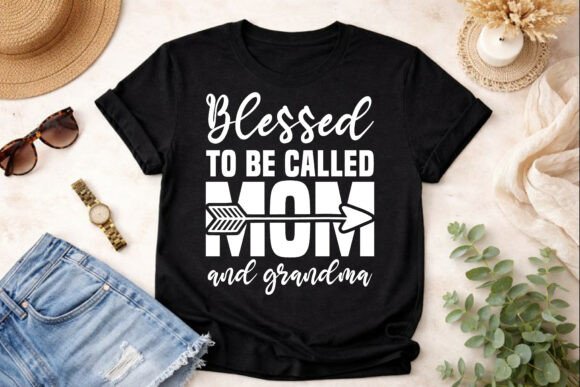Blessed Grandma SVG: Graphics for T-Shirt Designs