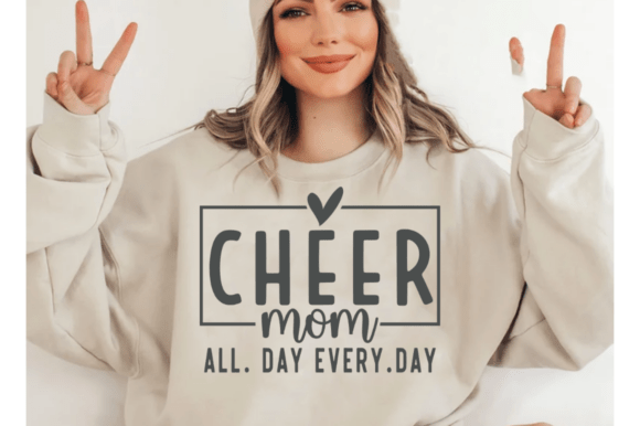Cheer Mom SVGs: Graphics for T-Shirt Designs