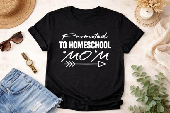 Homeschool Mom SVG: Graphics for T-Shirt Designs