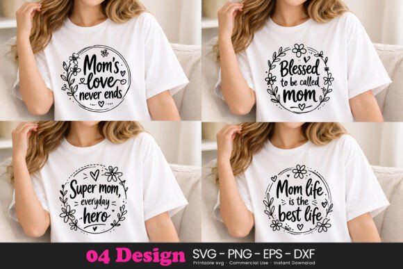 Inspirational Mom Quotes: Graphics & Illustrations