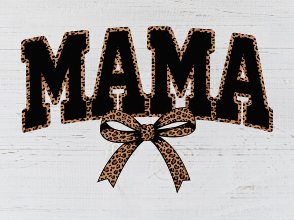 Leopard Mama SVG: Bold Graphics for T-Shirt Designs