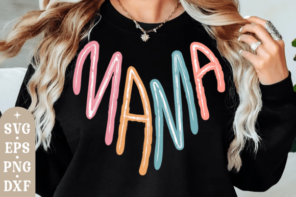 Mama Heart SVG: Graphics for T-Shirt Designs