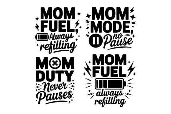 Mom Life SVG Bundle for Graphics and T-Shirt Designs