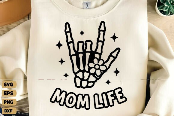 Mom Life SVG: Graphics for T-Shirt Designs & Branding
