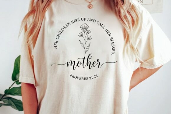 Mothers Day SVG: Faithful Graphics for T-Shirt Designs