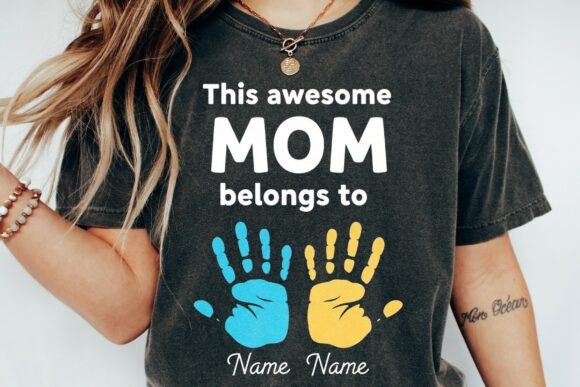 Review: Mothers Day Svg Mom Life Custom Kids_177 for Embroidery
