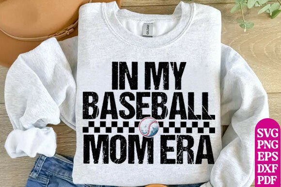 Reviewing the In My Baseball Mom Era SVG for Embroidery