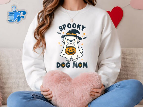 Spooky Dog Mom SVG: Graphics for T-Shirt Designs